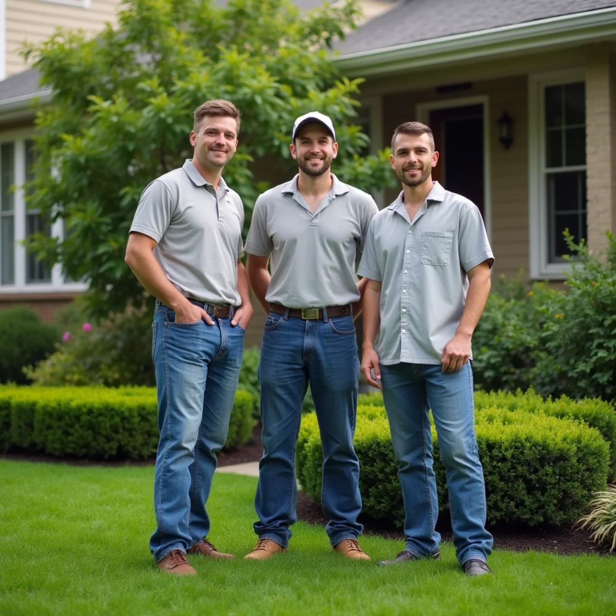 The Blue Sky One LLC landscaping team in Freehold Borough, NJ