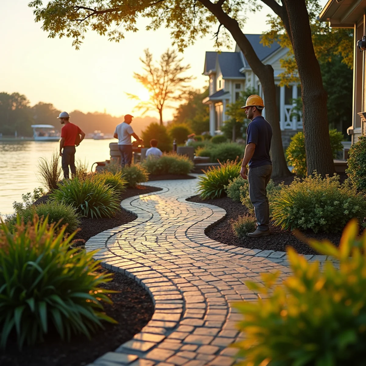 Landscaping services in Little Silver, NJ by The Blue Sky One LLC