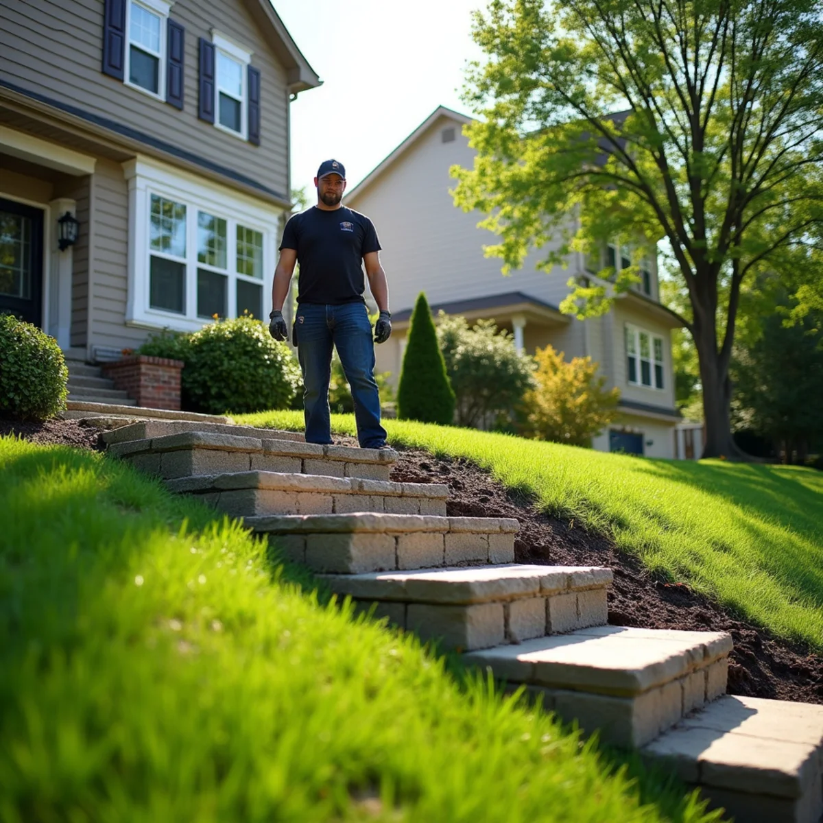 Landscaping services in West Windsor, NJ by The Blue Sky One LLC